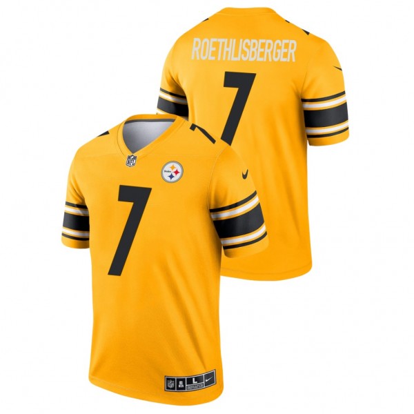 Pittsburgh Steelers Ben Roethlisberger 2021 Gold I...