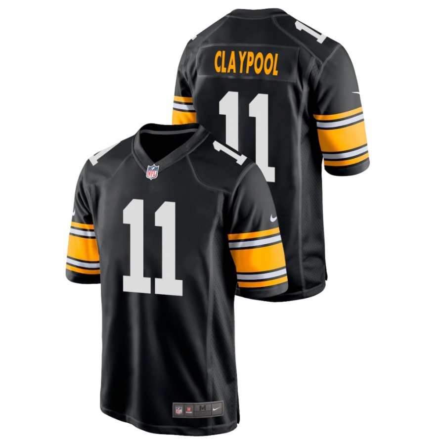 Chase Claypool Steelers Alternate Game Jersey Black Player